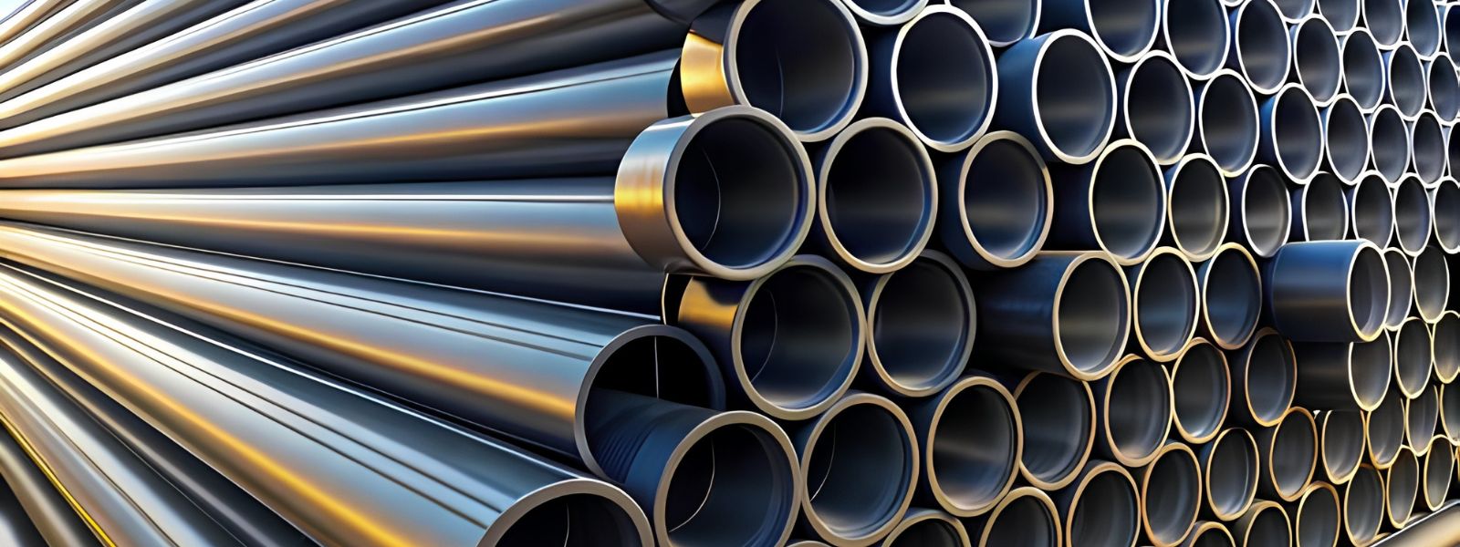 Pipe stock held in the Riyadh yard